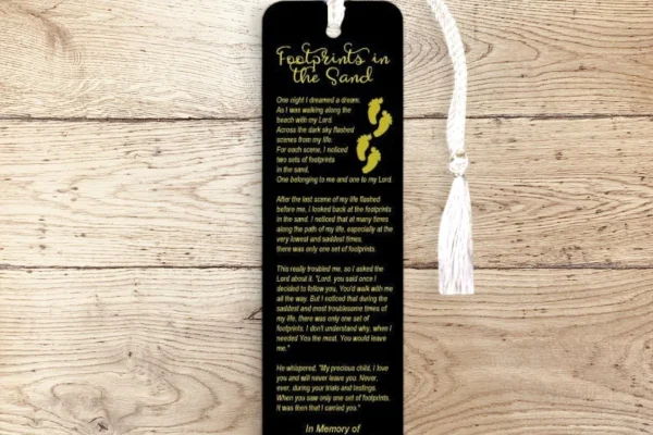 A Quiet Reminder The Enduring Grace of Funeral Bookmarks